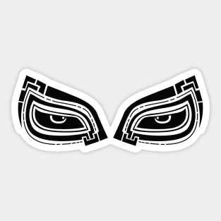 Abstract tribal tattoo with eye concept No. A40 Sticker